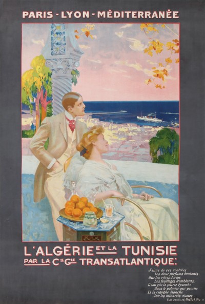 For sale: Cie Gle TRANSATLANTIQUE ALGERIE ET TUNISIE  TRAINS PLM