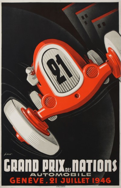 For sale: GRAND PRIX DES NATIONS AUTOMOBILES GENÈVE 21 JUILLET 1946 ALFA ROMÉO