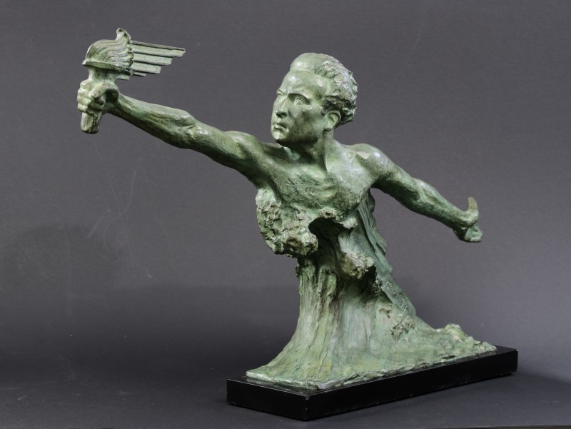 For sale: MERMOZ ALLEGORIE DE LA TRAVERSÉE DE L'ATLANTIQUE