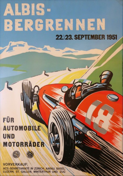 For sale: ALBIS-BERGRENNEN 22-23 September 1951 Für Automobile und Motorräder FERRARI