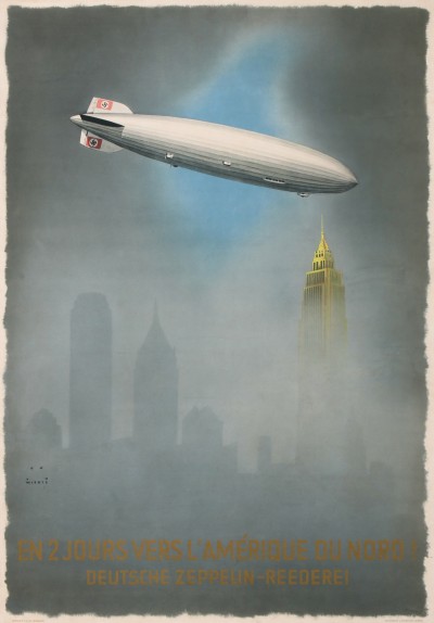 For sale: SOLD !! DEUTSCHE ZEPPELIN-REEDEREI En 2 JOURS vers L'AMERIQUE DU NORD