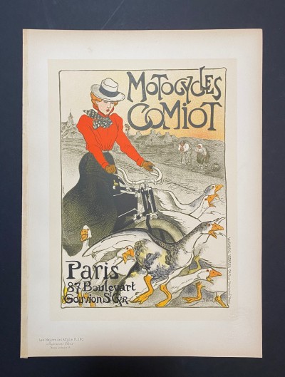 For sale: STEINLEN MOTOCYCLES COMIOT  LES MAITRES DE L'AFFICHE PL.190