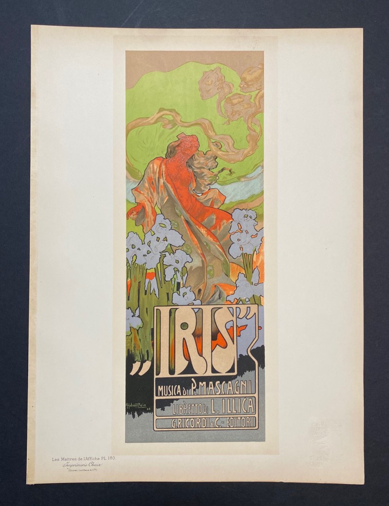 For sale: HOHENSTEIN  IRIS  LES MAITRES DE L'AFFICHE PL.180