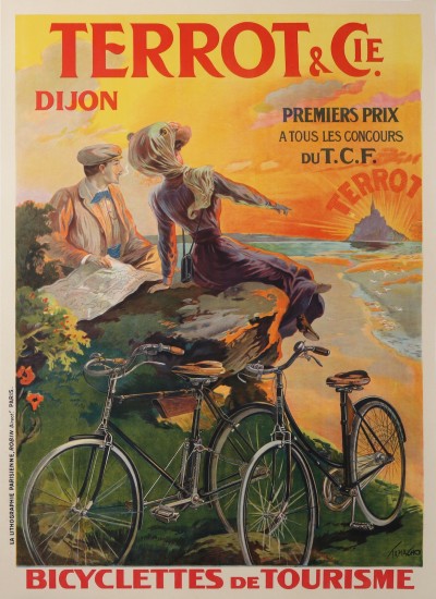 For sale: CYCLES TERROT DIJON  PREMIERS PRIX CONCOURS T-C-F MONT SAINT MICHEL