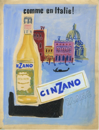 For sale: CINZANO VENEZIA projet de l'affiche