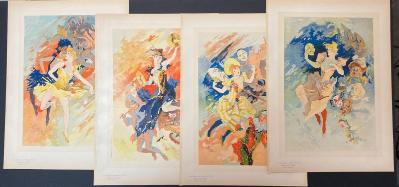 For sale: CHERET LES  QUATRE ARTS  LES MAITRES DE L AFFICHE PL.193  197  201 205