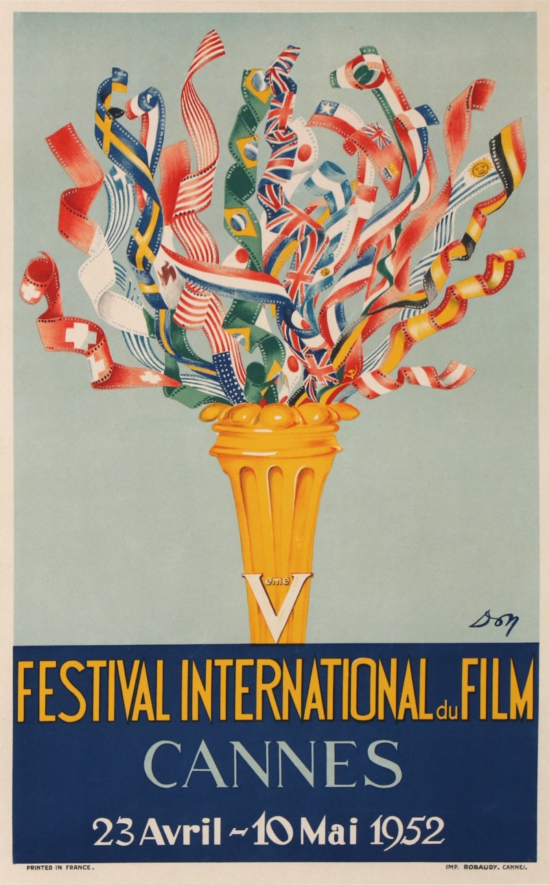 For sale: Veme FESTIVAL INTERNATIONAL DU FILM 1952 CANNES