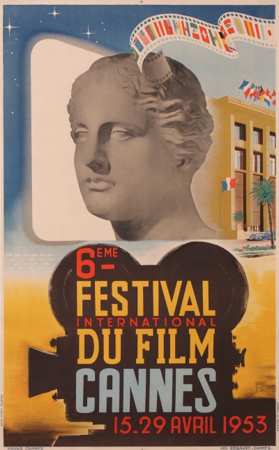 For sale: VIeme FESTIVAL INTERNATIONAL DU FILM 1953 CANNES