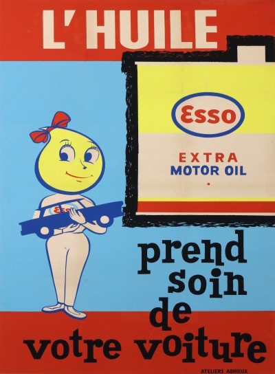 For sale: HUILE ESSO EXTRA MOTOR OIL PREND SOIN DE VOTRE VOITURE