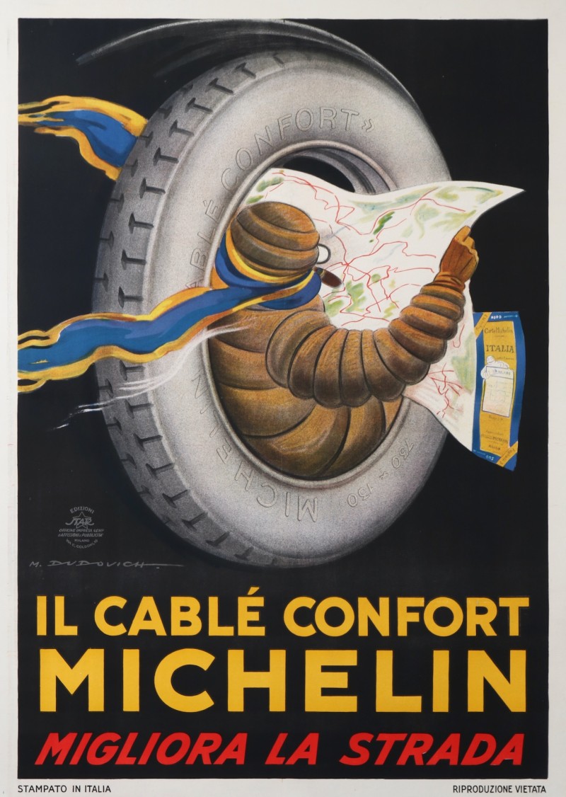 For sale: MICHELIN BIBENDUM IL CABLE CONFORT MIGLIORA LA STRADA
