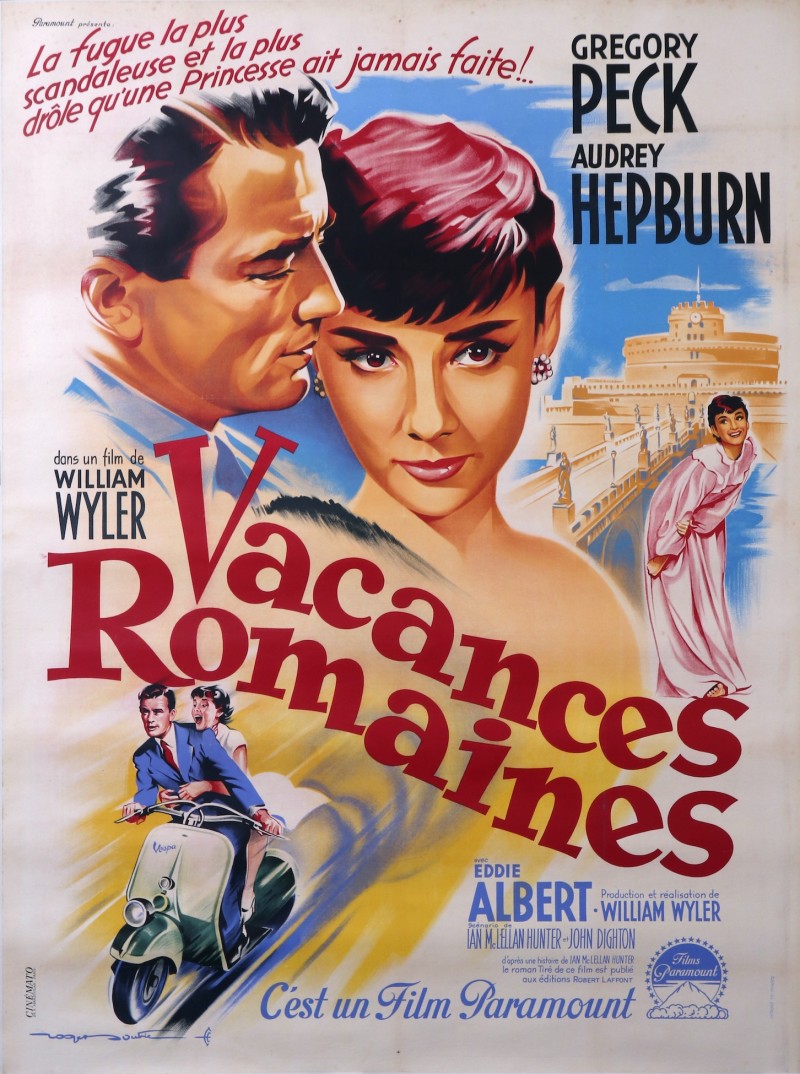 For sale: VACANCES ROMAINE GREGORY PECK  AUDREY HEPBURN