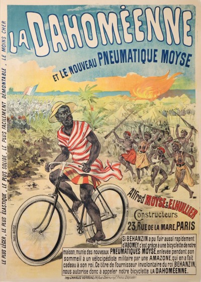 For sale: CYCLES LA DAHOMÉENNE ET LE NOUVEAU PNEUMATIQUE MOYSE Le plus léger , le plus élastique ,le plus solide , le plus facile