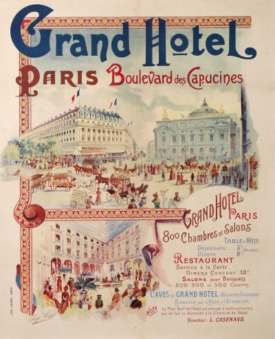 For sale: SOLD !!! GRAND HOTEL PARIS BOULEVARD DES CAPUCINES