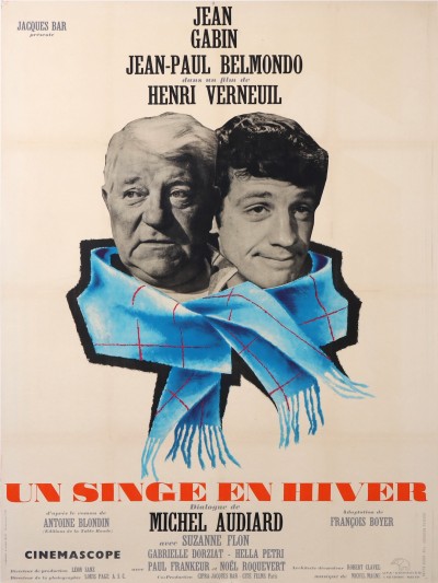 For sale: UN SINGE EN HIVER  BELMONDO ET JEAN GABIN