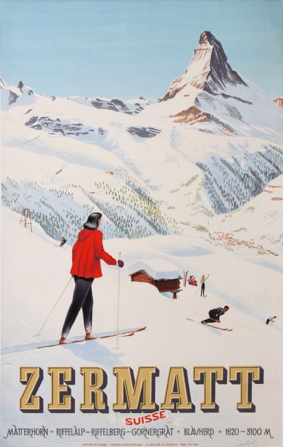 For sale: ZERMATT SUISSE MATTERHORN  CERVIN  RIFFELALP RIFFELBERG GORNERGRAT BLAUHERD 1620-3100m