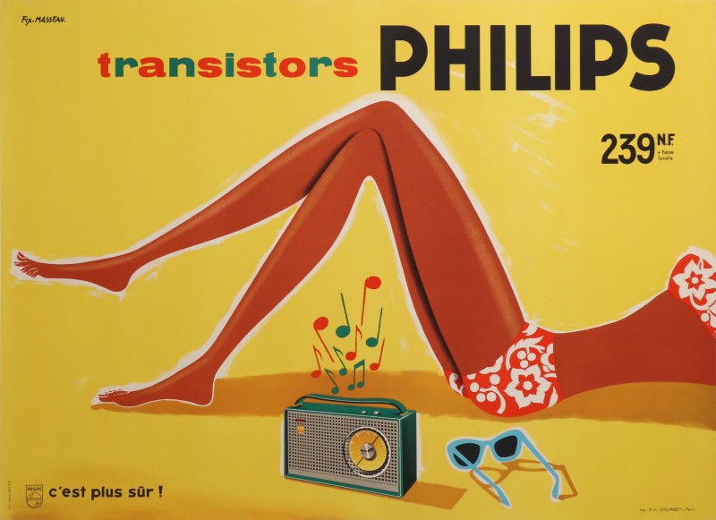 For sale: BIKINI BEACH PHILIPS TRANSISTOR