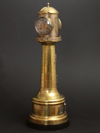 For sale: HORLOGE PENDULE MYSTERIEUSE PHARE LIGHTHOUSE  BAROMETRE par GUILMET André Romain