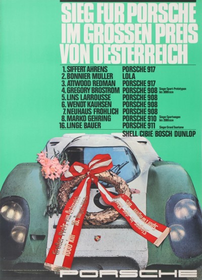For sale: SIEG FUR PORSCHE IM GROSSENPREIS VON OESTERREICH