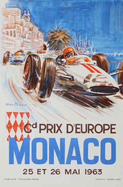 For sale: GD PRIX D'EUROPE MONACO 1963