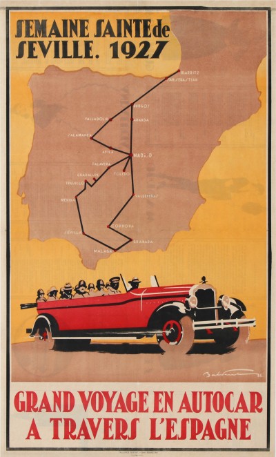 For sale: GRAND VOYAGE EN AUTOCAR SEVILLE  A TRAVERS L'ESPAGNE 1927