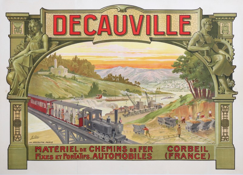 For sale: DECAUVILLE MATERIEL DE CHEMIN DE FER ET AUTOMOBILES  CORBEIL