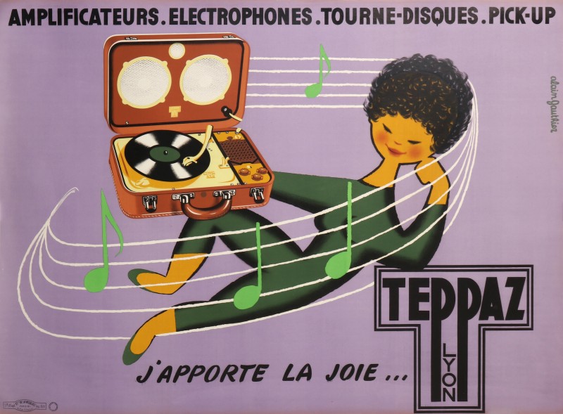 For sale: TEPPAZ J'APPORTE LA JOIE  ELECTROPHONES TOURNE-DISQUES AMPLIFCATEURS PICK-UP