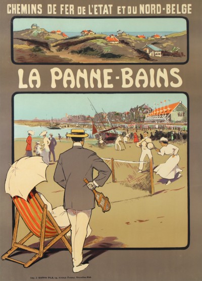 For sale: CHEMINS DE FER DE L ETAT ET DU NORD-BELGE LA PANNE-BAINS