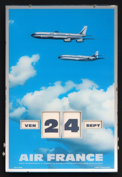 For sale: CALENDRIER PERPETUEL AIR FRANCE CARAVELLE BOEING 707