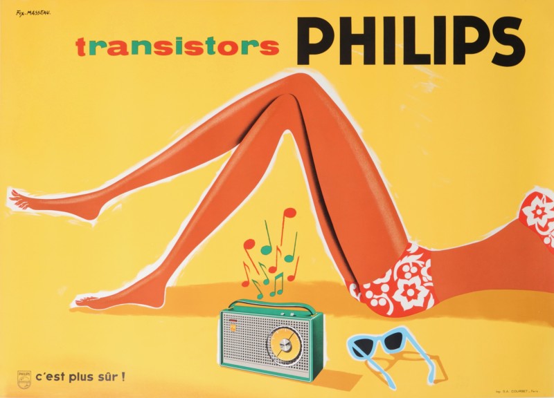 For sale: PHILIPS TRANSISTORS BIKINI