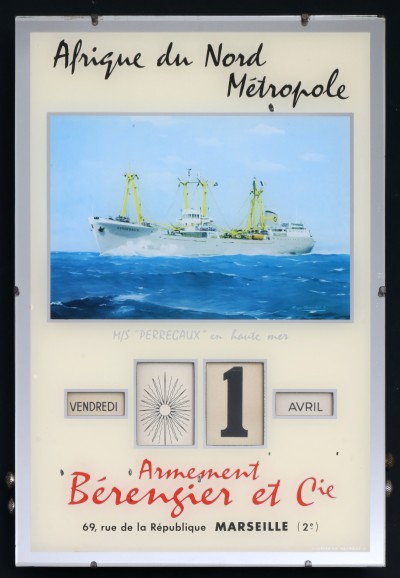 For sale: CALENDRIER PERPETUEL ARMEMENT BERENGIER ET Cie Afrique du Nord et Metropole