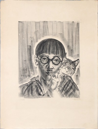 For sale: FOUJITA AUTOPORTRAIT AU CHAT