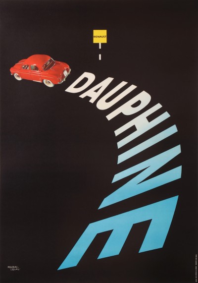 For sale: AFFICHE RENAULT DAUPHINE