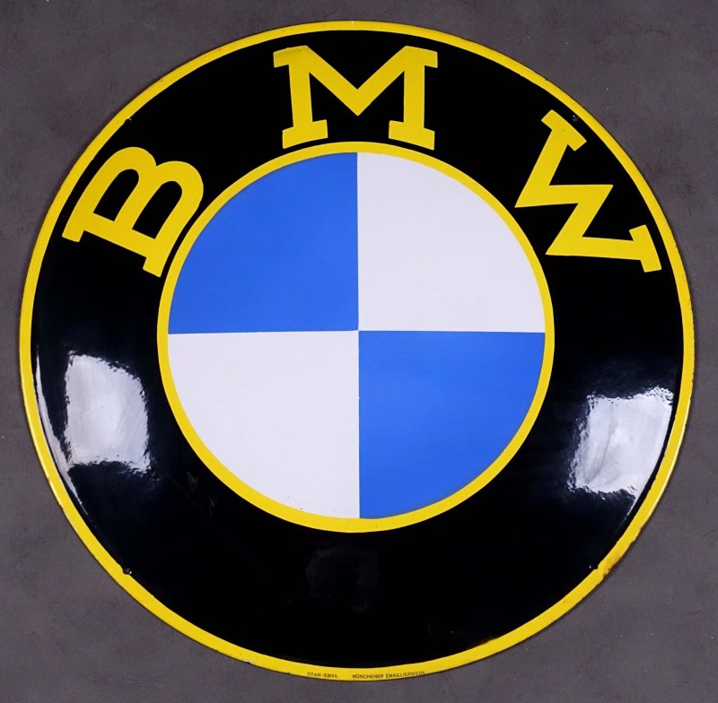 For sale: BMW  PLAQUE ÉMAILLÉE avant guerre