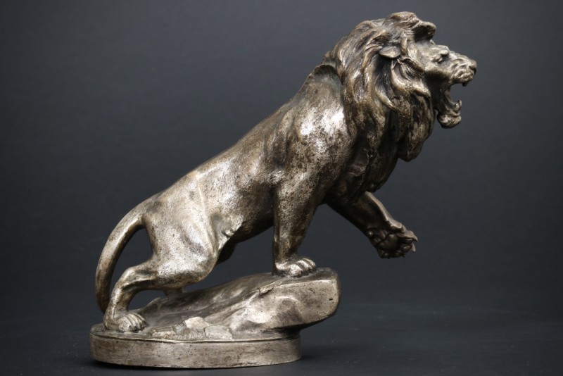 For sale: MARX MASCOTTE LION PEUGEOT GD Modele BRONZE PATINE