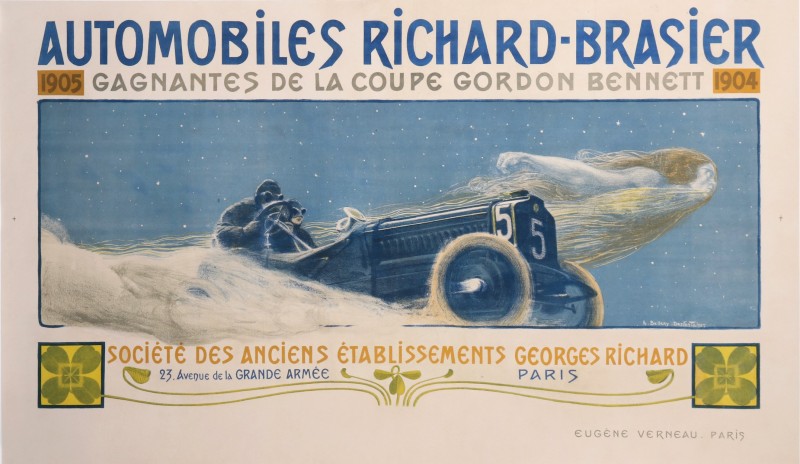 For sale: AUTOMOBILES RICHARD BRASIER GAGNANTES DE LA COUPE GORDON BENNETT 1904