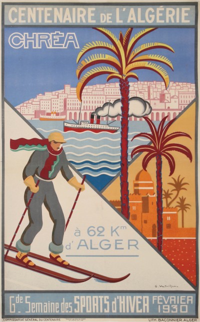 For sale: CENTENAIRE 1930 DE L'ALGERIE CHREA SPORTS D'HIVER