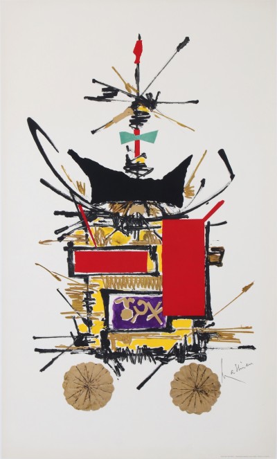For sale: MATHIEU TOKYO AFFICHE AIR FRANCE AVANT LETTRE