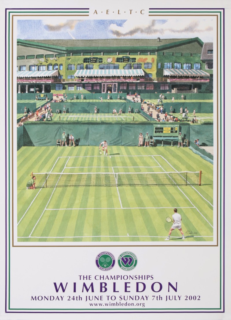 For sale: THE CHAMPIONSHIPS WIMBLEDON MONDAY 24TH JUNE TO SUNDAY 7TH JULY 2002