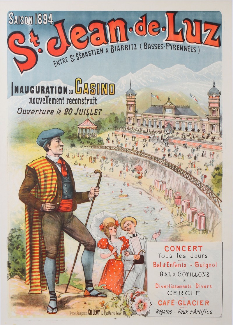 For sale: SAISON 1984 // SAINT-JEAN-DE-LUZ INAUGURATION DU CASINO NOUVELLEMENT CONSTRUIT
