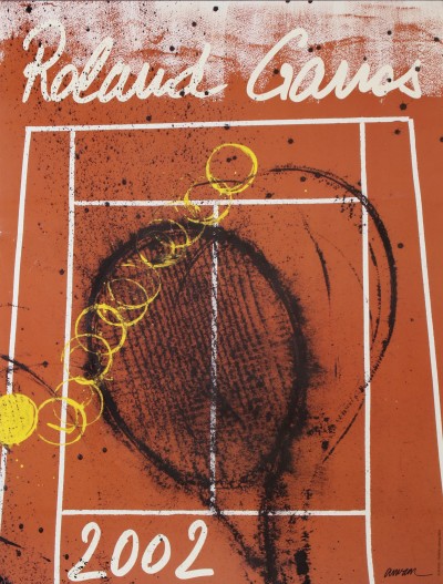 For sale: LA RAQUETTE SUR TERRE // ROLAND GARROS 2002