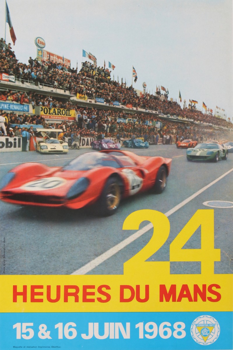 For sale: 24 HEURES DU MANS // 15 & 16 JUIN 1968