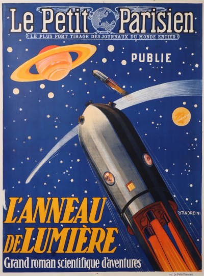 For sale: ANNEAU DE LUMIERE  LE PETIT PARISIEN  GRAND ROMAN SCIENTIFIQUE D'AVENTURE Conquête Spatial  MARS SATURNE