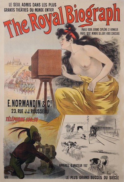 For sale: THE ROYAL BIOGRAPH  SYSTEME NORMANDIN LE SEUL ADMIS DANS LES PLUS GRANDS THÉATRES DU MONDE ENTIERS
