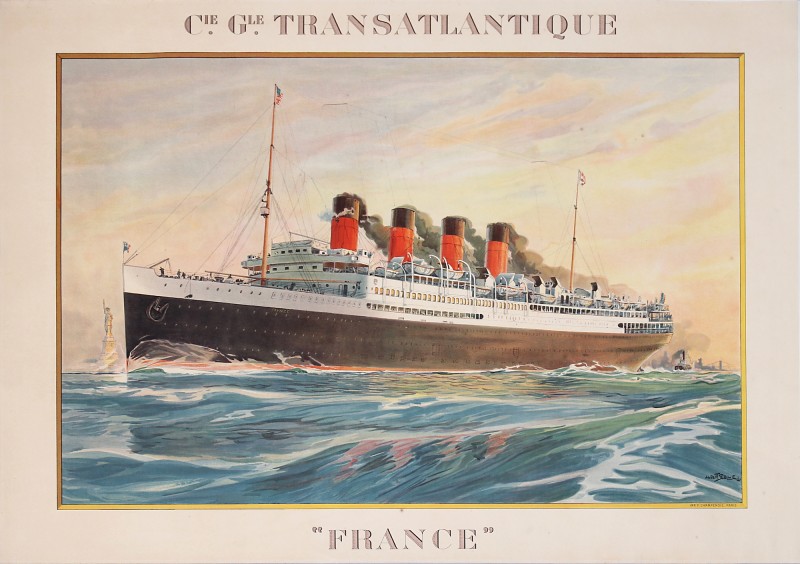For sale: CIE GLE TRANSATLANTIQUE  FRANCE 1912