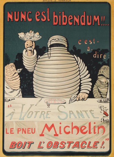 For sale: NUNC EST BIBENDUM MICHELIN BOIT L OBSTACLE