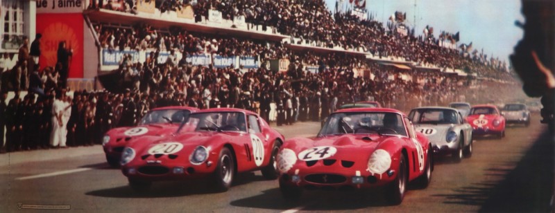 For sale: 24 HEURES DU MANS FERRARI GTO  VACHE QUI RIT