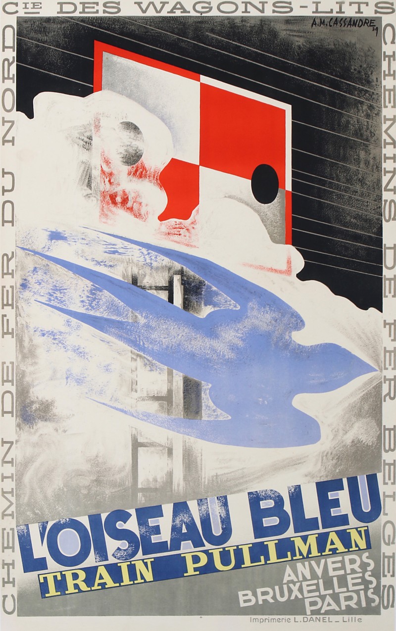 For sale: L OISEAU BLEU TRAIN PULLMAN ANVERS BRUXELLES PARIS