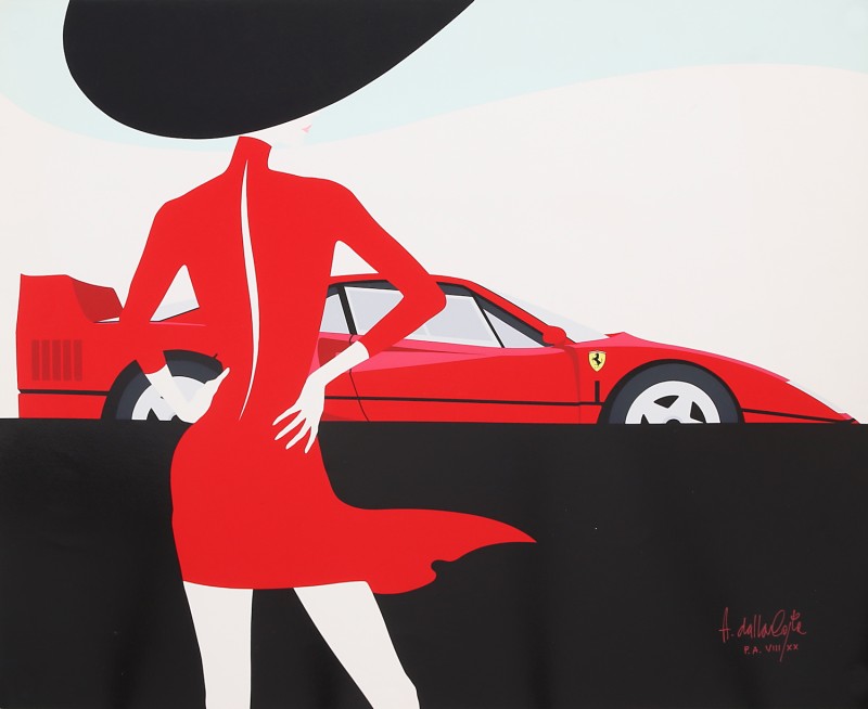 For sale: UNA FERRARI F40 PER TE - SIGNÉE À LA MAIN / NUMÉROTÉE