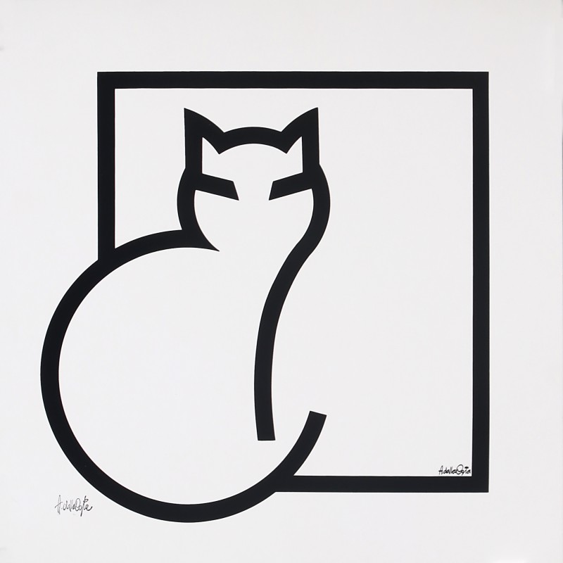 For sale: GATTO BLANCO  CARRÉ NOIR