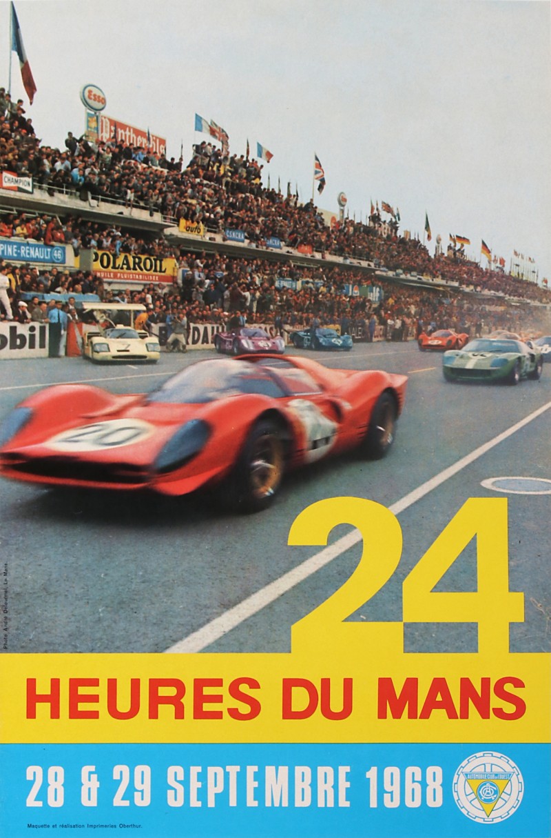For sale: 24 HEURES DU MANS 28 & 29 SEPTEMBRE 1968
